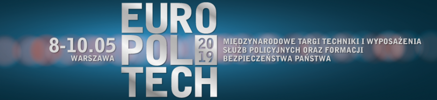 Napis: Europoltech 2019, 8-10.05 Warszawa