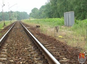 Fragment infrastruktury kolejowej