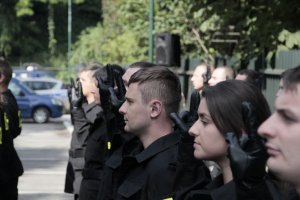 Ślubowanie i nagrody małopolskich policjantów