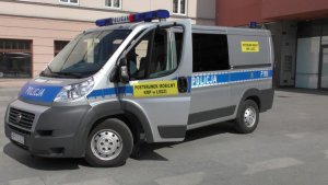 Mobilny posterunek policji w centrum Łodzi #2