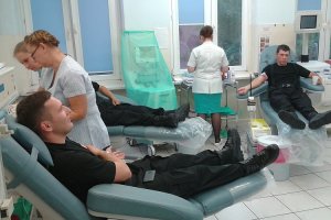 Tylko w ubiegłym roku słuchacze Szkoły Policji w Słupsku oddali 700 litrów krwi.