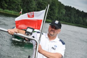 Ćwiczenia policjantów i funkcjonariuszy pozostałych służb na Jeziorze Sławskim #8