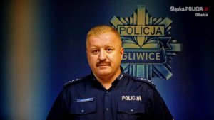 asp. sztab. Zbigniew Kaliszewski z Komendy Miejskiej Policji w Gliwicach