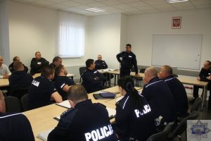 Ćwiczenia sztabowe aleksandrowskich policjantów