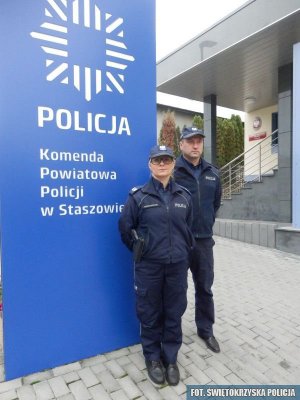 policjantka i policjant