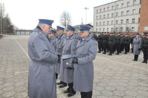 Uroczyste ślubowanie nowych policjantów w Katowicach