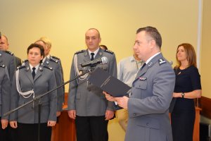 Uroczyste ślubowanie nowych policjantów w Radomiu