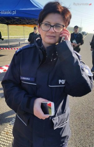 podinsp. Aleksandra Nowara - Rzecznik Prasowy Komendanta Wojewódzkiego Policji w Katowicach