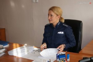 nadkom. Renata Hałabuda - Naczelnik Wydziału Prewencji Komendy Miejskiej Policji w Katowicach