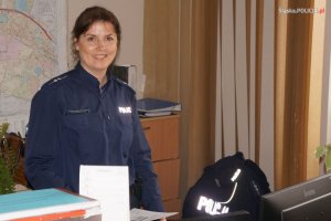 asp. Barbara Szafarczyk-Klimek - Kierownik Rewiru Dzielnicowych Komendy Miejskiej Policji w Świętochłowicach