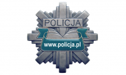 odznaka policyjna z napisem: www.policja.pl