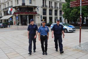 Włoscy policjanci patrolują ulice polskich miast