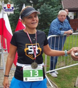 Aspirant Agnieszka Leszek zajęła II miejsce w półmaratonie