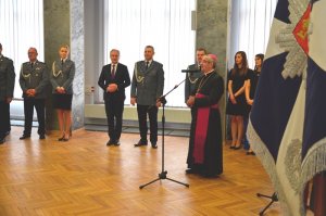ślubowanie nowo przyjętych funkcjonariuszy w Gdańsku