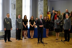 ślubowanie nowo przyjętych funkcjonariuszy w Gdańsku