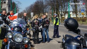 Wspólna akcja mundurowych i motocyklistów