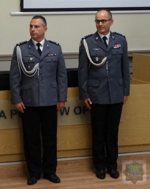 Uroczystość w Komendzie Wojewódzkiej Policji w Opolu