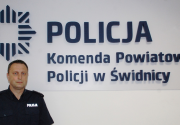 Aspirant Radosław Nowicki z Komendy Powiatowej Policji w Świdnicy