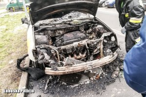 Zatrzymany mężczyzna, podpalone kosze na śmieci i samochodowy