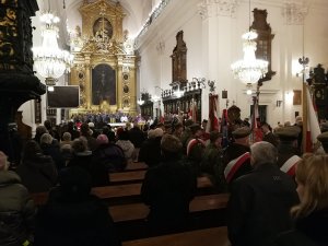 Msza Św. za Ofiary Zbrodni Katyńskiej w Bazylice Świętego Krzyża w Warszawie