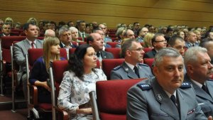 Konferencja &quot;Policja Państwowa - inspiracja i wzór w służbie państwu i jego obywatelom” w Suwałkach, fot. Marcin Kapuściński