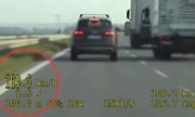 Na zdjęciu widnieje samochód który jechał z prękością 189.6 km/h