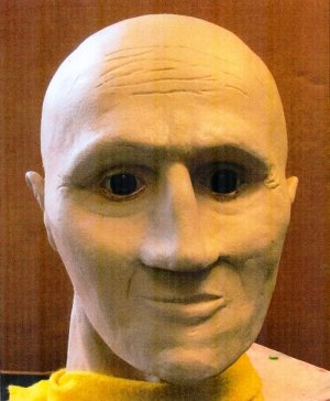 Rekonstrukcja twarzy mężczyzny znalezionego w Wiśle