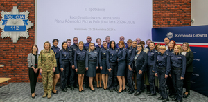 spotkanie z koordynatorami ds. wdrażania Planu Równości Płci w Policji na lata 2023-2026 - zdjęcie zbiorowe