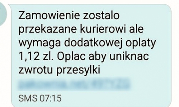 Uwaga Na Fa Szywe Sms Y Nak Aniaj Ce Do Uiszczenia Dodatkowych Op At