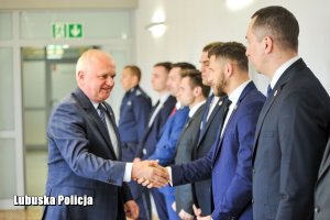 Wojewoda Lubuski składa życzenia funkcjonariuszom Służby Ochrony Państwa