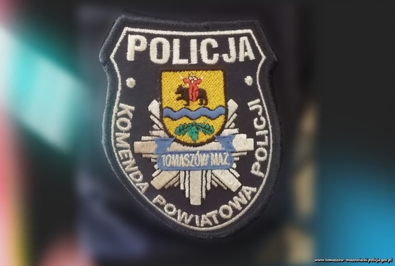 naszywka emblemat logo tomaszowskiej policji
