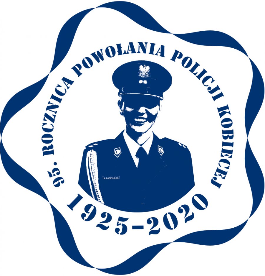 logo 95 lat kobiet w Policji