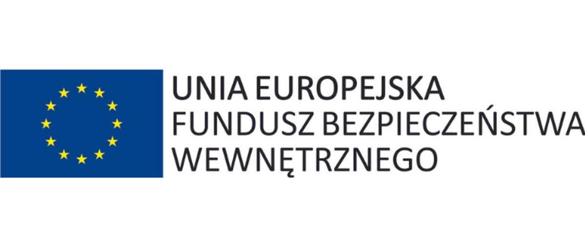 Napis Unia Europejska Fundusz bezpieczeństwa Wewnętrznego