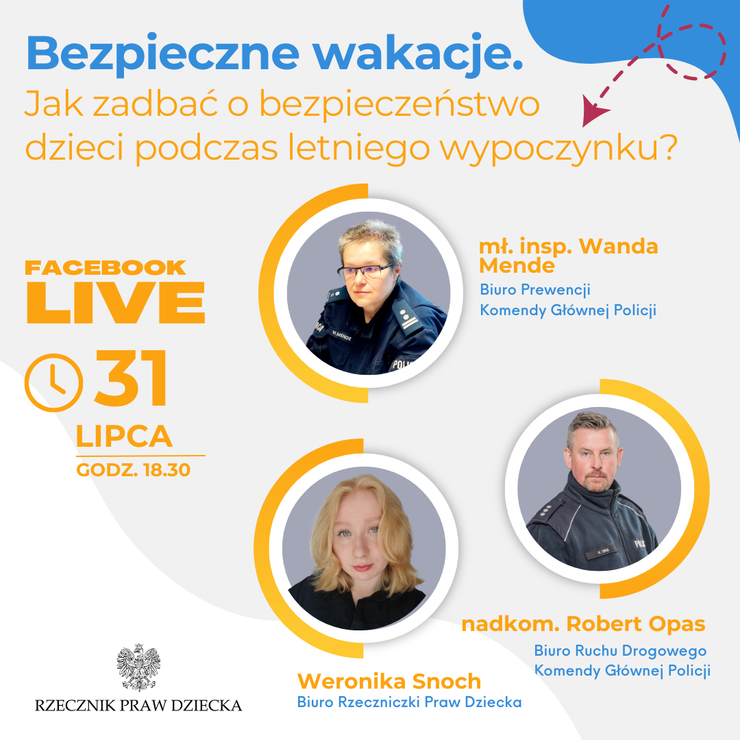 infografika informująca o webinarze: eksperci, dokładna data, zdjęcia ekspertów z pełnionymi przez nich funkcjami