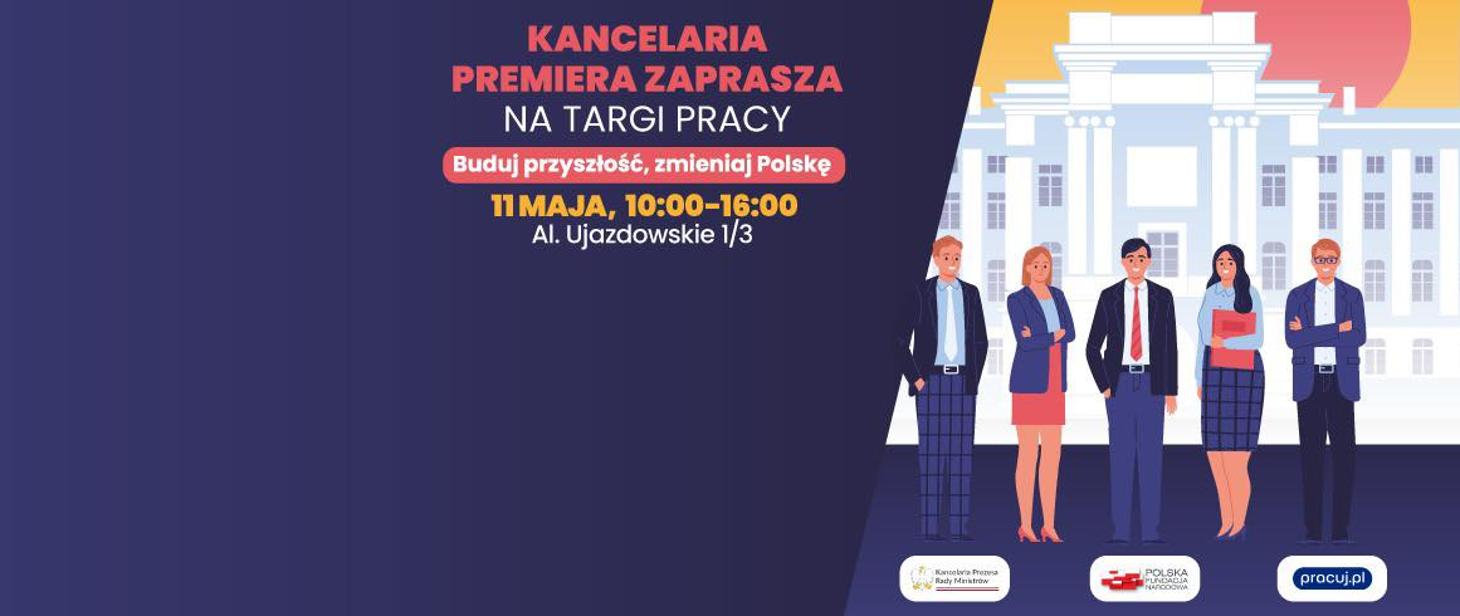 Baner informujący o targach. Treść zawarta w tekście artykułu.