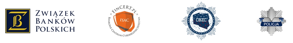 Banner z logotypami instytucji, które biorą udział w kampanii.
