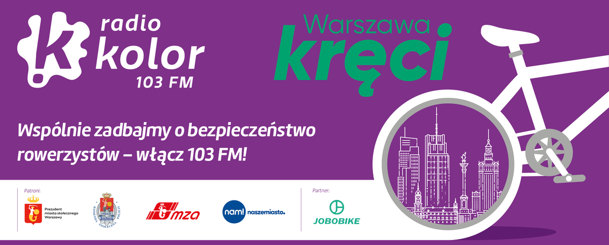 Banner informujący o wspólnej akcji Radia Kolor i KSP.