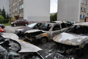 Spalone samochody