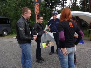 Bezpieczny motocyklista w drodze na wakacje - nagrody dla uczestników akcji