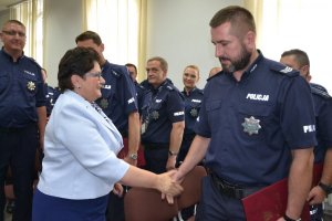 Pani Minister Spraw Wewnętrznych z wizytą u tarnowskich policjantów #6