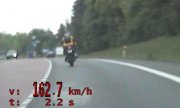 Uciekający motocyklista