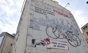 Mural kampanii "Nigdy nie jeżdżę po alkoholu"