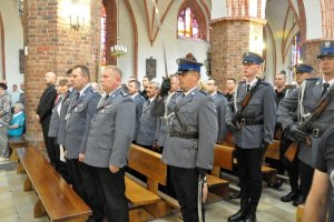 Uroczystości religijne z okazji jubileuszu 70-lecia Szkoły Policji odbyły się w słupskim kościele Mariackim