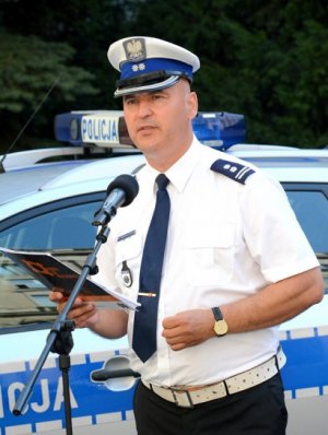 mł. insp. Marek Konkolewski z Komendy Głównej Policji