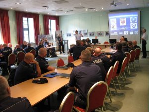 Warsztaty szkoleniowe policjantów oddziałów oraz samodzielnych pododdziałów prewencji Policji z udziałem ekspertów z Francji