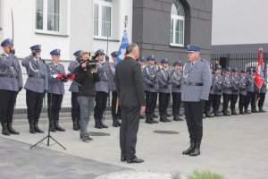 Otwarcie zmodernizowanej Komendy Powiatowej Policji w Aleksandrowie