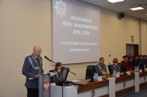 Rozpoczęcie roku akademickiego 2015 / 2016 w WSPol w Szczytnie