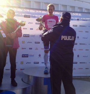 Policjantka z Opola wygrała poznański maraton