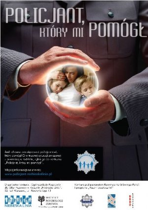 „Policjant, który mi pomógł”-plakat