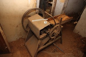 Maszyna w krajalni tytoniu